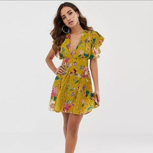 Gorgeous ASOS Floral Printed Ruffle Dress